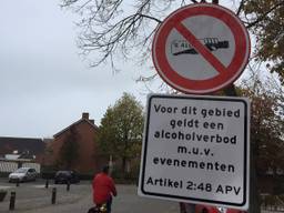 Alcohol is verboden op het Raadhuisplein in Sprang-Capelle
