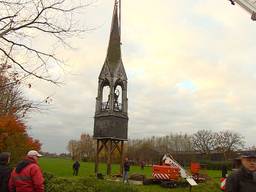 Riskante klus: kloostertoren van 122 jaar oud verplaatst in Diessen