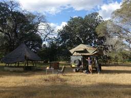 Kamperen in Zambië (Foto: Ingeborg van den Ban)