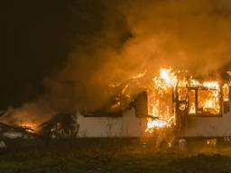 De caravan ging verloren. (Foto: Marcel van Dorst/SQ Vision0