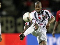Ibrahim Kargbo in het shirt van Willem II. (Foto: VI Images)