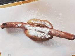 De hotdogbol. (Foto: Dwars Hotdogbar)