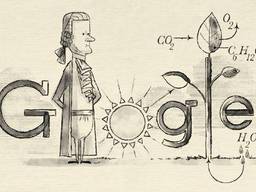De Doodle over Jan Ingenhousz (Beeld: Google)