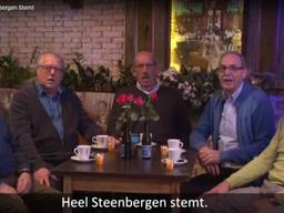 Fragment uit de videoclip van Heel Steenbergen stemt. (Foto: gemeente Steenbergen)