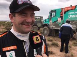 Ton van Genugten uit Eersel wint de zevende etappe in de Dakar Rally. (Foto: Twan Spierts)