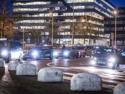 De taxistandplaats in Eindhoven.