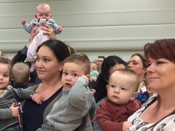 Baby's en trotse moeders