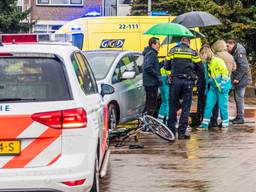 Twee fietsers binnen uur tijd aangereden (foto: Sem van Rijssel/SQ Vision Mediaprodukties).