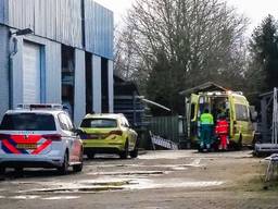 In Venhorst raakte een man ernstig gewond na een val (foto: Danny van Schijndel / 112nieuwsonline