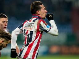 Jordy Croux maakte de 3-0 voor Willem II tegen VVV (foto: VI Images).