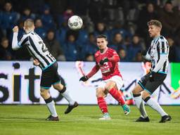 Willem II staat in de rust met 1-0 achter. (Foto: VI Images)