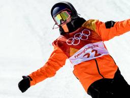 Cheryl Maas in actie in Pyeongchang. (Foto: ANP)