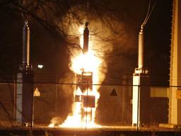 Brand bij de Amercentrale. (Foto: SQ Vision)