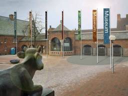Het nieuwe museum verhuist naar de binnenstad (beeld: concept Museum-Plus).