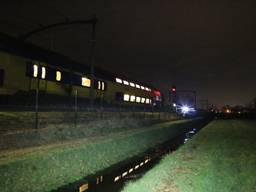 De gestrande passagierstrein bij Mierlo. Foto: Harrie Grijseels/SQ Vision