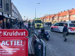 Het Kruidvat-filiaal waar een ruzie tussen jongeren verrassend uit de hand liep (foto: Dave Hendriks/SQ Vision Mediaprodukties).