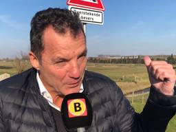 John de Bever op de Maasdijk in Wijk en Aalburg (foto: Floyd Aanen)