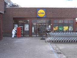 De LIDL in Eersel waar het kind ontvoerd is.