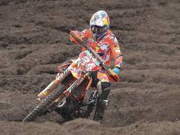 Jeffrey Herlings in actie tijdens de kwalificatie voor de GP Valkenswaard (foto: OrangePictures).