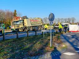 Een beeld van de ravage na de botsing (foto: Dave Hendriks/SQ Vision).