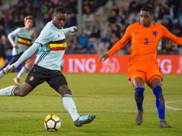 Pablo Rosario stond centraal achterin bij Jong Oranje (foto: OrangePictures).