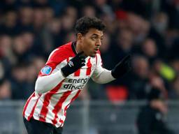 Donyell Malen maakte tegen FC Oss een hattrick voor Jong PSV. (Foto: VI Images)