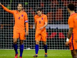 Teleurstelling op de gezichten, Nederland verliest van Engeland (foto: ANP).