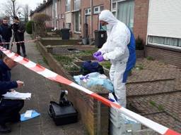 Politie onderzoekt sporen van steekpartij in Geldrop (foto: Politie)