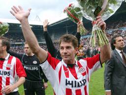 Jan Heintze nam in 2003 afscheid bij PSV, met zijn negende landstitel (foto: VI Images).