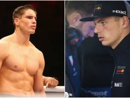 Verstappen zou graag net zo gespierd willen zijn als Rico Verhoeven (foto's: OrangePictures/VI Images).
