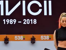 Rita Ora houdt een eerbetoon voor Avicii. (Foto: Erald van der Aa).