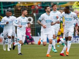 PSV speelde tegen ADO Den Haag voor het eerst in het nieuwe tenue (foto: VI Images).