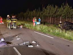 Het ongeval op de Burgemeester Letschertweg. Foto: Toby de Kort.