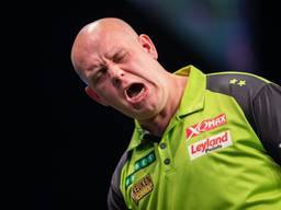 Michael van Gerwen: moest zijn meerdere erkennen in James Wade. (Foto: VI Images)