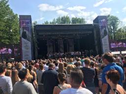 De huldiging in Den Bosch.