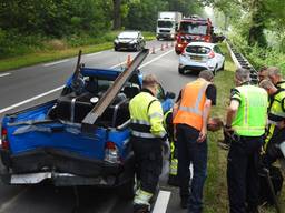 De weg is voorlopig nog afgesloten (foto: Danny van Schijndel)