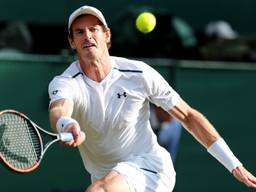Andy Murray in actie tijdens Wimbledon in 2017 (foto: VI Images).