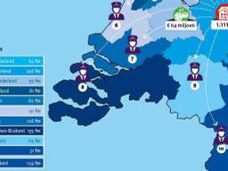 In totaal komen er in Oost- en West-Brabant 250 agente bij