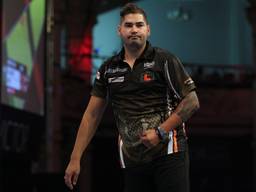 Jelle Klaasen werd tijdens Players Championship 13 in de tweede ronde uitgeschakeld (foto: VI Images).