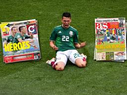 Hirving Lozano was voorpaginanieuws na zijn winnende goal tegen Duitsland. (Foto: VI Images)