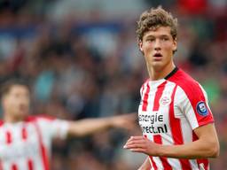 Sam Lammers in het shirt van PSV (foto: VI Images).