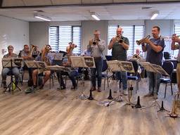 De laatste repetitie van blaasorkest De Drie Donken uit Den Dungen