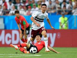 Hirving Lozano in actie tegen Zuid-Korea. (Foto: VI Images)