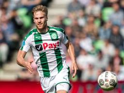 Tom van Weert in actie voor FC Groningen. (Foto: VI Images)
