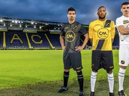 De drie nieuwe tenues van NAC Breda (foto: @NAC).