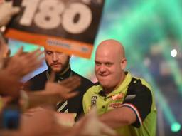 Michael van Gerwen maakt kans om de Phil Taylor Trophy te winnen (foto: VI Images).