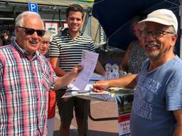 Raadsleden Loon op Zand zamelen handtekeningen in tegen de gaswinning