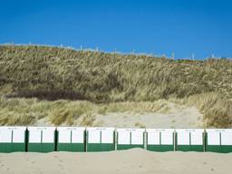 Strandhuisjes in Zoutelande. (foto: ANP).