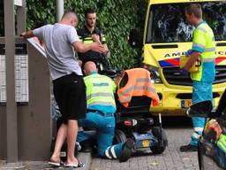 De man zat zeker een half uur vast. (Foto: FPMB Foto Persbureau Midden Brabant).