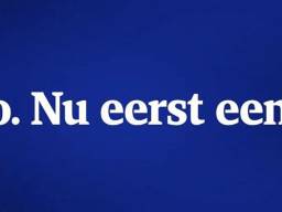 Zo. Nu eerst een oude slogan